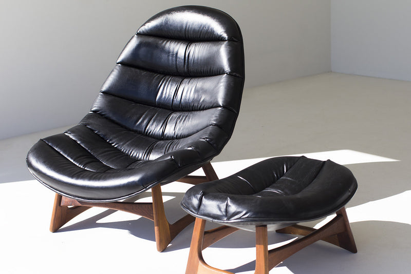 Adrian Pearsall Lounge Chair Ottoman Craft Associates Inc. 01031707, Image 06