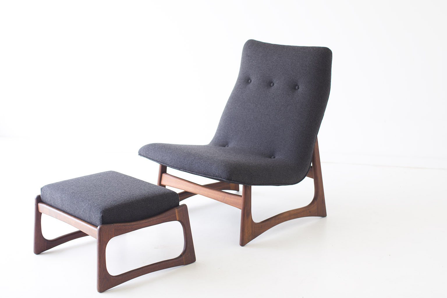 Adrian Pearsall Lounge Chair and Ottoman for Craft Associates