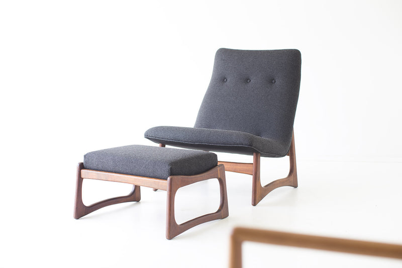 Adrian Pearsall Lounge Chair Ottoman Craft Associates 01181620, Image 10