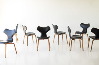 Arne-Jacobsen-Leather-Grand-prix-Dining-Chairs-Fritz-Hansen-006