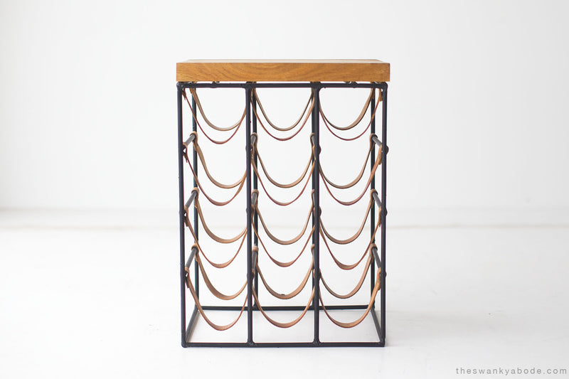 Arthur-umanoff-wroght-iron-leather-wine-rack-01191614-01