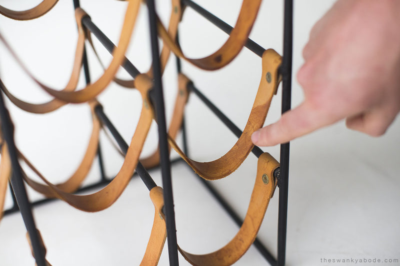 Arthur-umanoff-wroght-iron-leather-wine-rack-01191614-05
