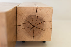 Pair of Aspen stump tables grouped together