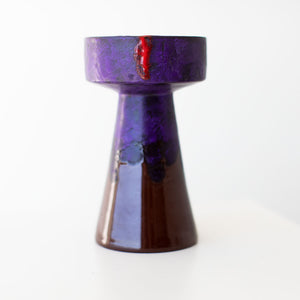 Bitossi Purple Candle Holder or Vase for Rosenthal Netter