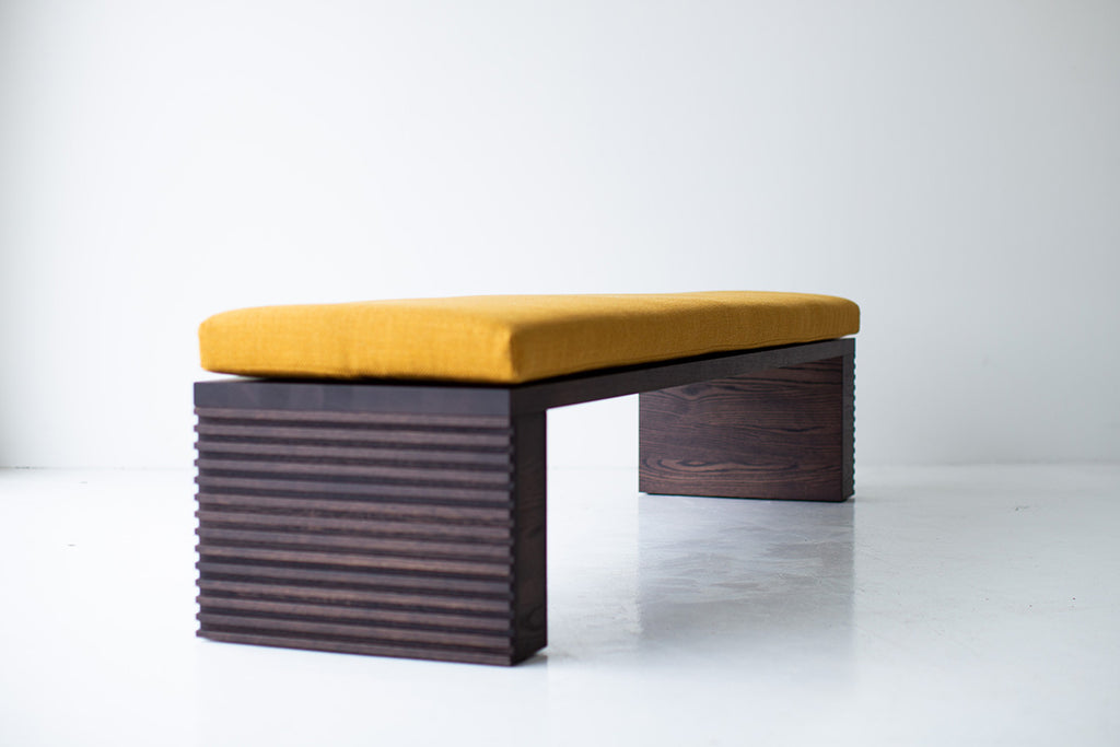 Cicely Bench with Chunky Leg - 1123 – theswankyabode.com