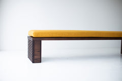 Side profile of the Cicely bench