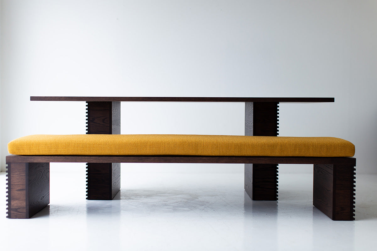 Cicely Bench with Chunky Leg - 1123