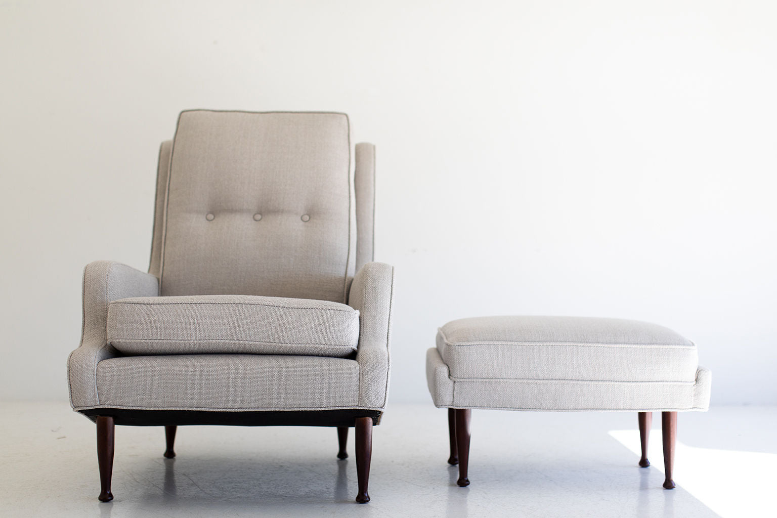 Erno Fabry Attributed Lounge Chair and Ottoman