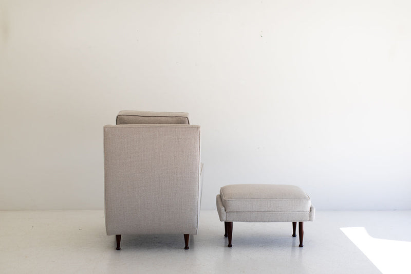 Erno Fabry Attributed Lounge Chair and Ottoman