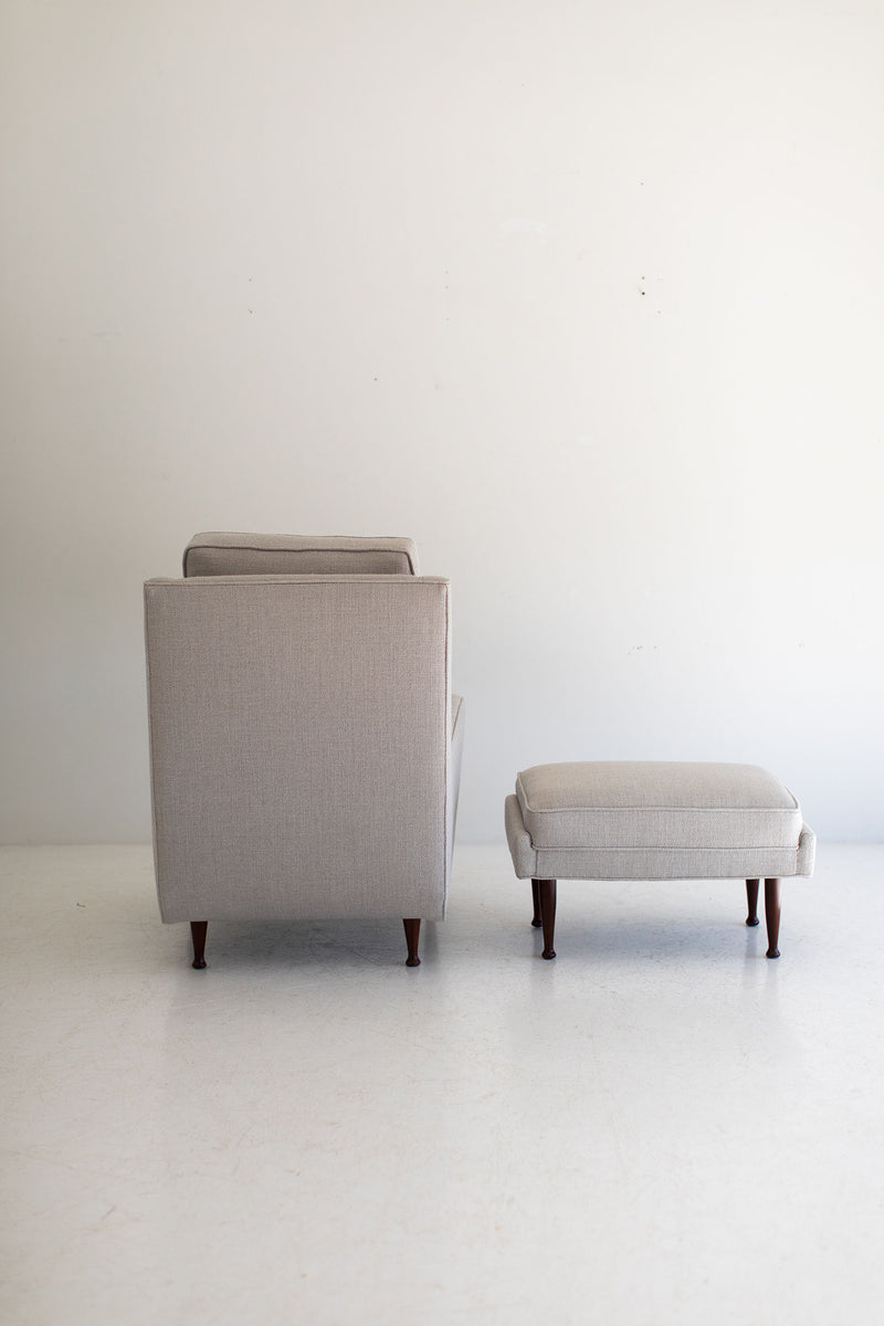 Erno Fabry Attributed Lounge Chair and Ottoman