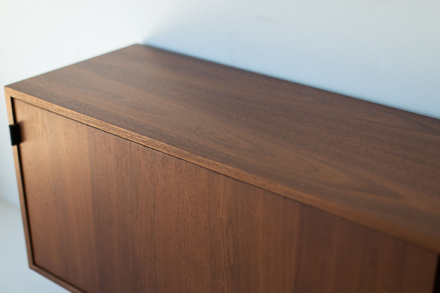 Florence Knoll Walnut Floating Credenza for Knoll Inc.