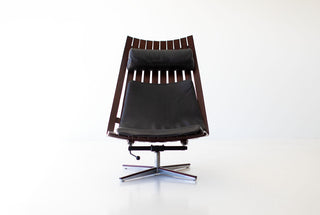 Hans Brattrud Rosewood Lounge Chair for Hove Mobler, Image 01