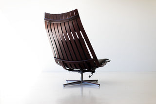 Hans Brattrud Rosewood Lounge Chair for Hove Mobler, Image 09