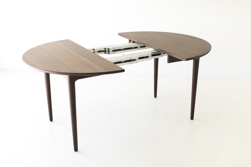 Lawrence Peabody dining table styled in a dining room setting