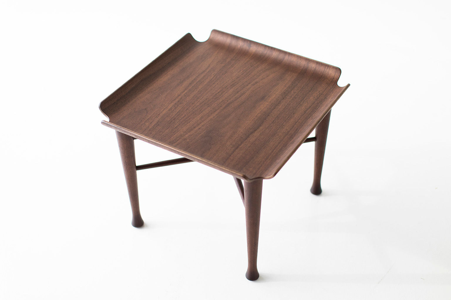 Lawrence Peabody Walnut Side Table - 2007 - Craft Associates Furniture