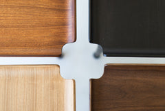 Lawrence Peabody side table shown from above