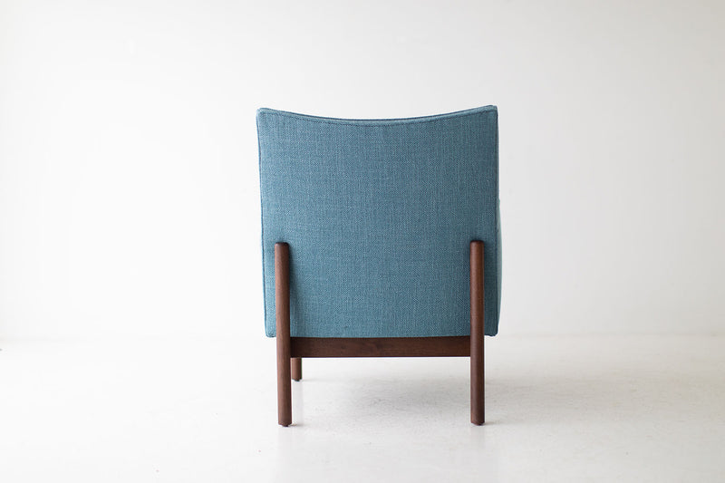 Back view of the Peabody bracket back chair frame