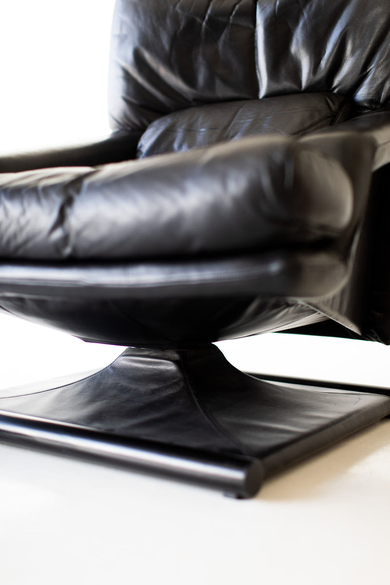 Mathias Hoffmann Lounge Chair and Ottoman for Rolf Benz