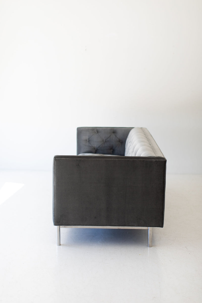 Mid Century Modern Tufted Sofa