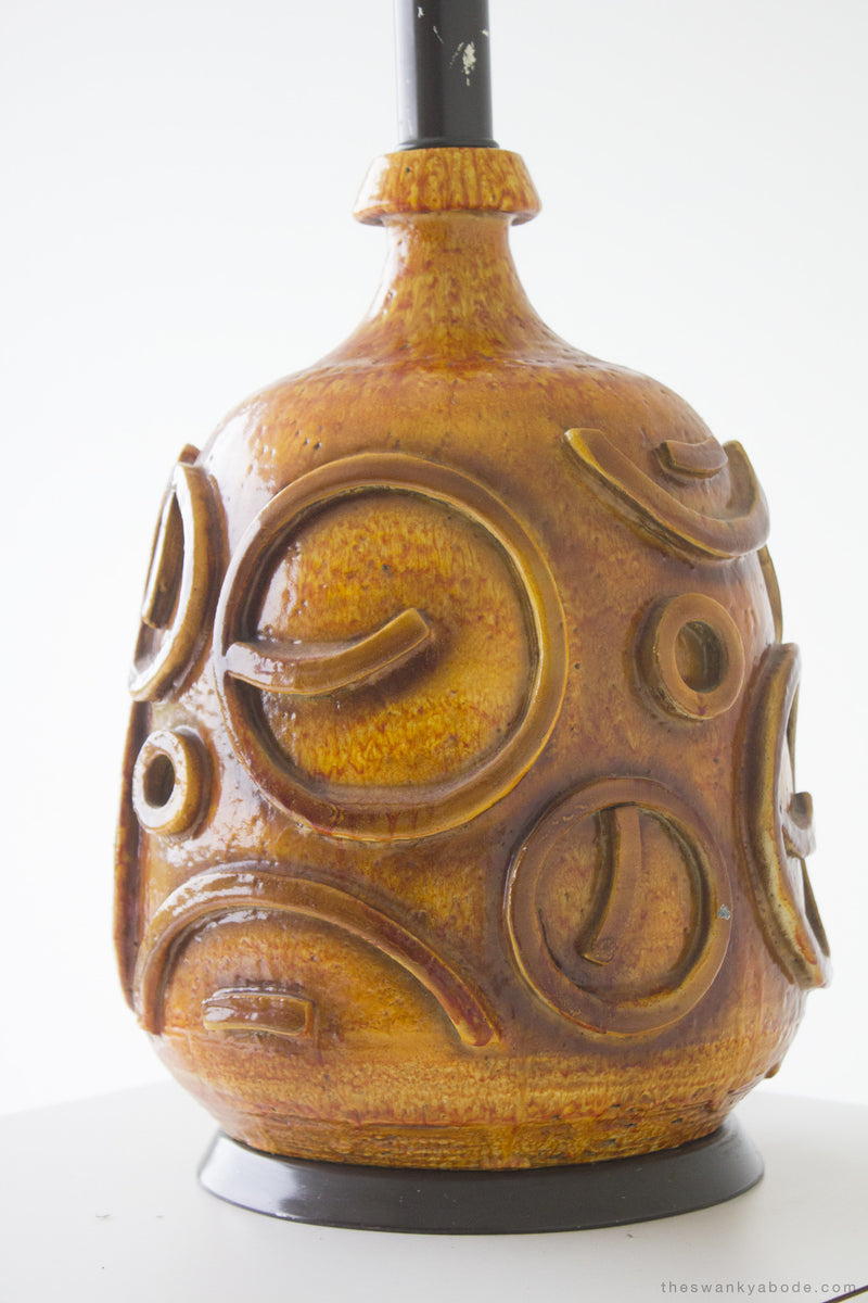 Mid Century Pottery Lamp - 01231618
