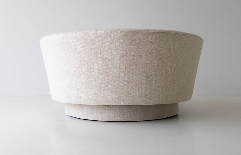 Mid Century Round Lounge Chair, 04