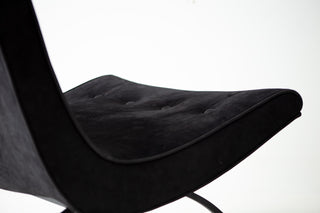 Milo Baughman Leather Scoop Lounge Chair Thayer Coggin, Image 03