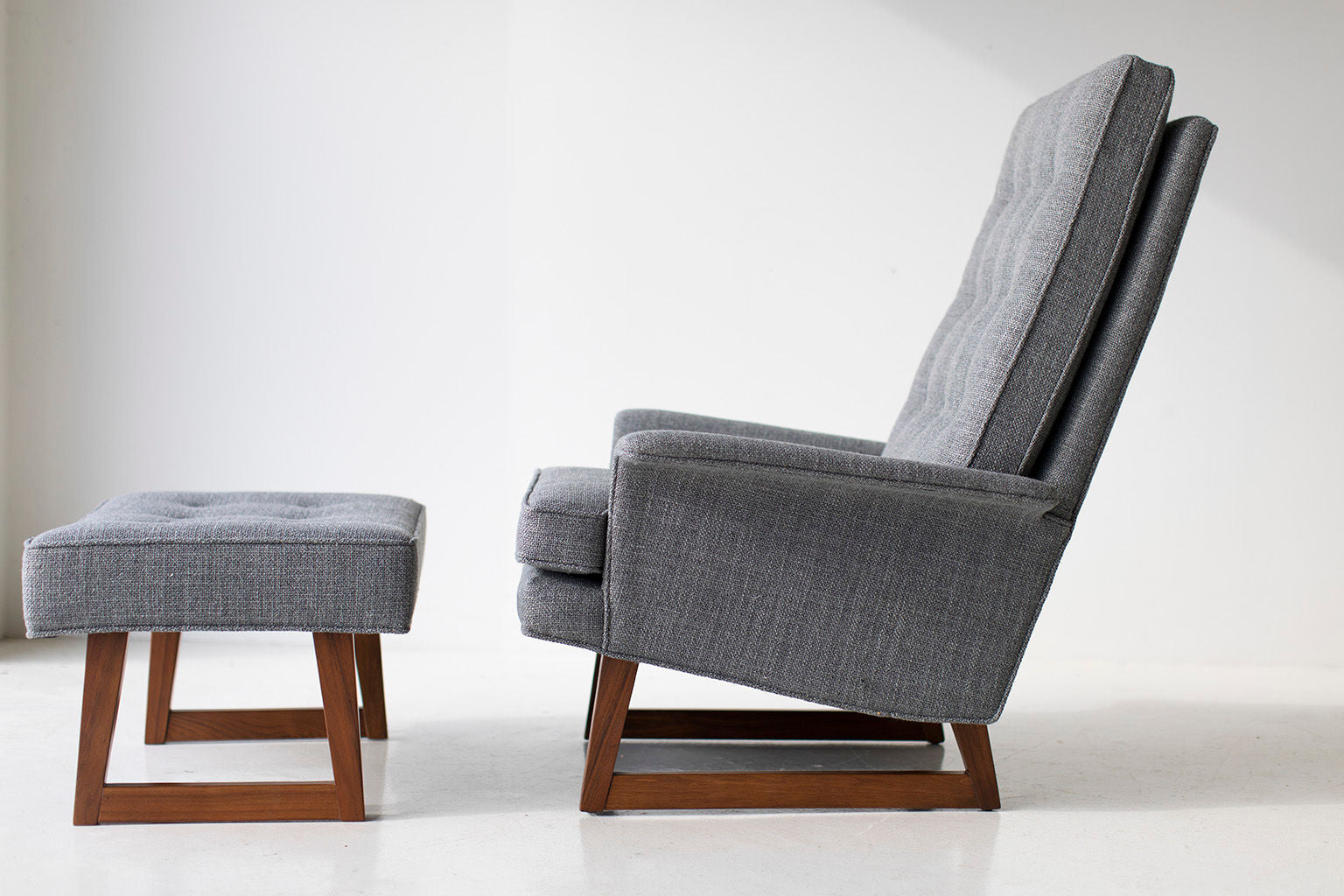 Milo Baughman Lounge Chair and Ottoman for Thayer Coggin - 02081901