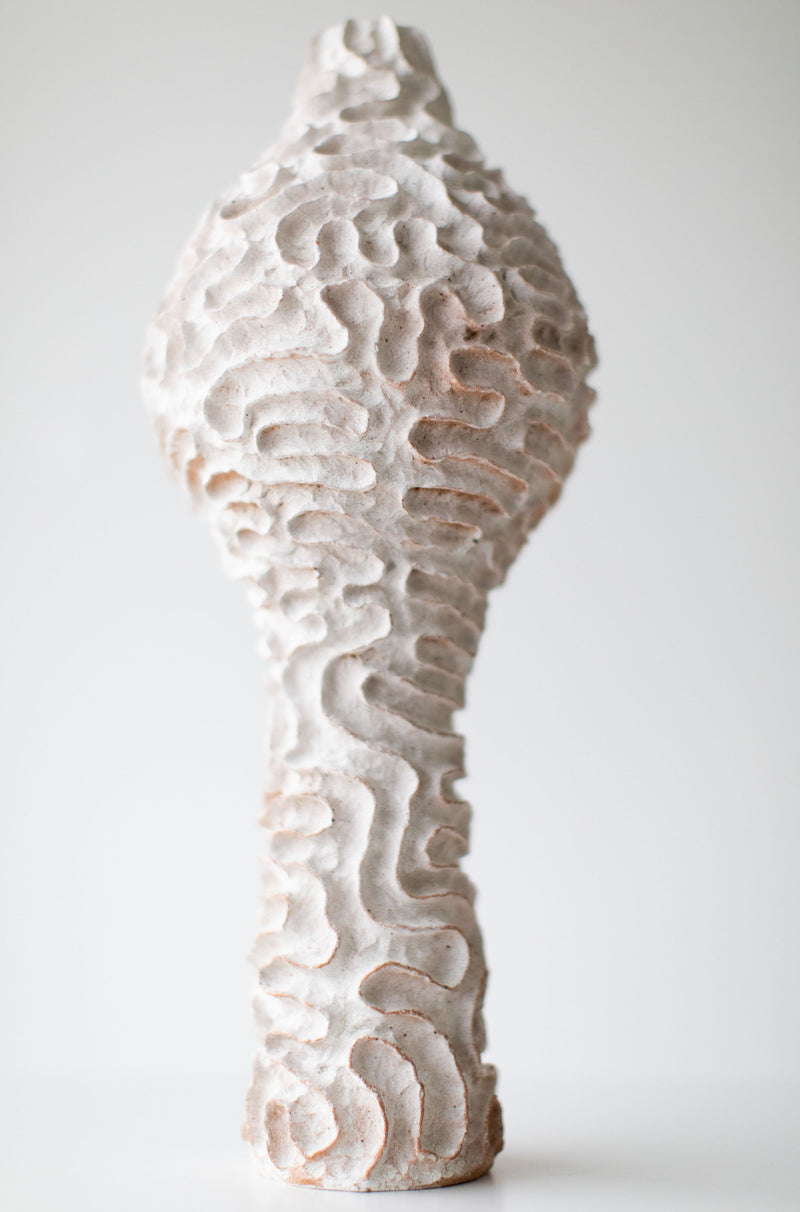 Ceramic vase shown from above