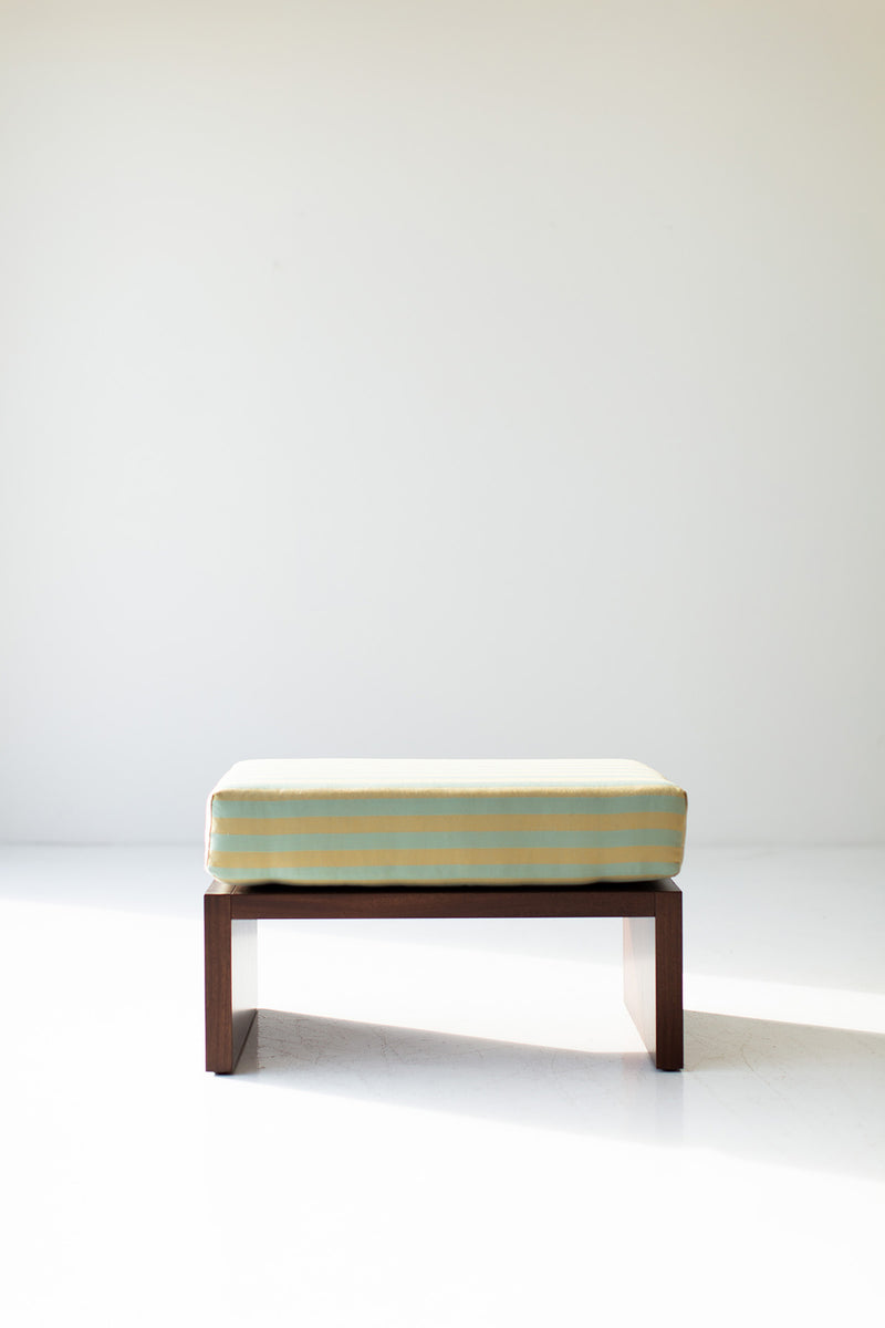 Chile ottoman paired with the matching lounge chair