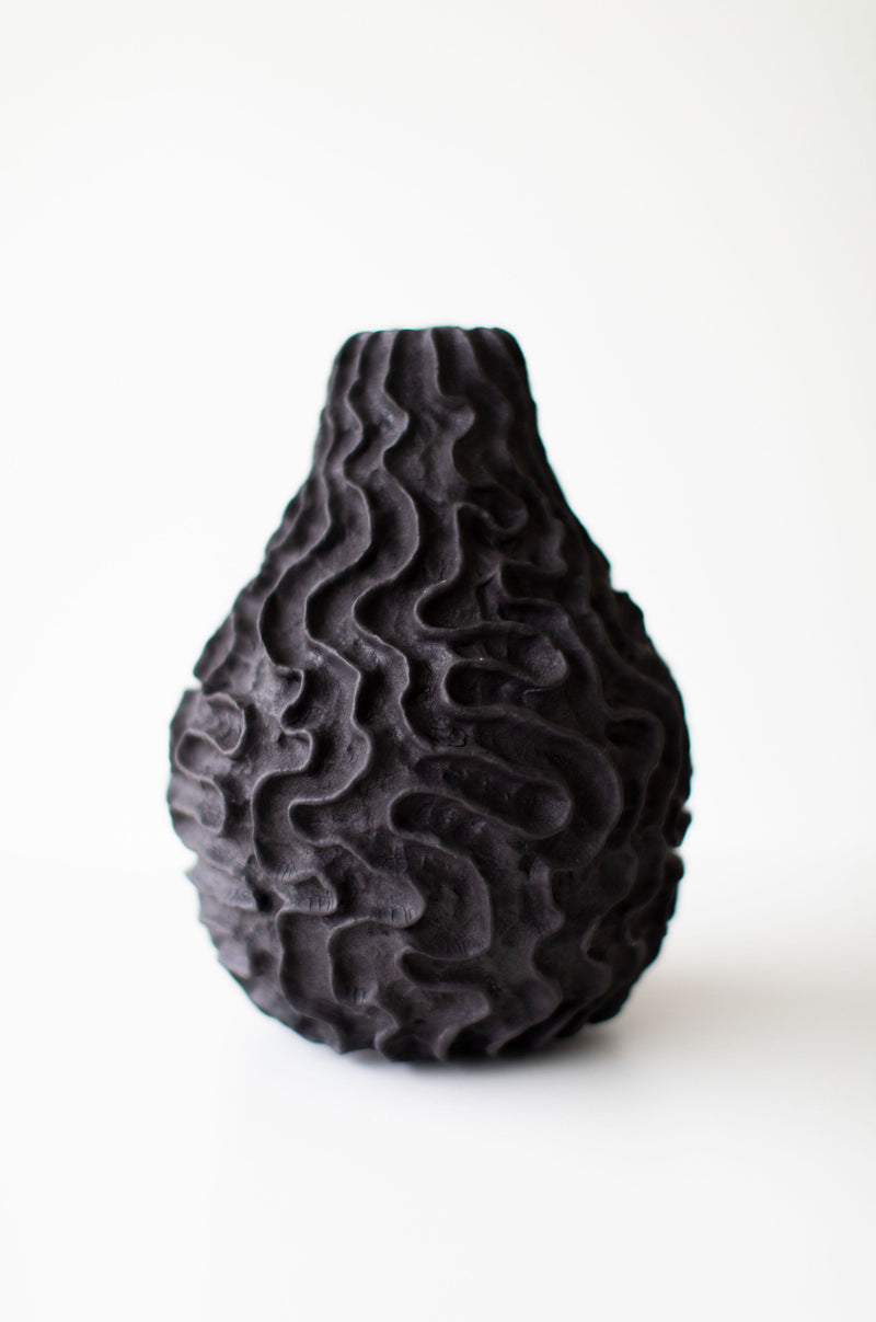 Suzy Goodelman modern pottery for Craft Associates Furniture, studio shot