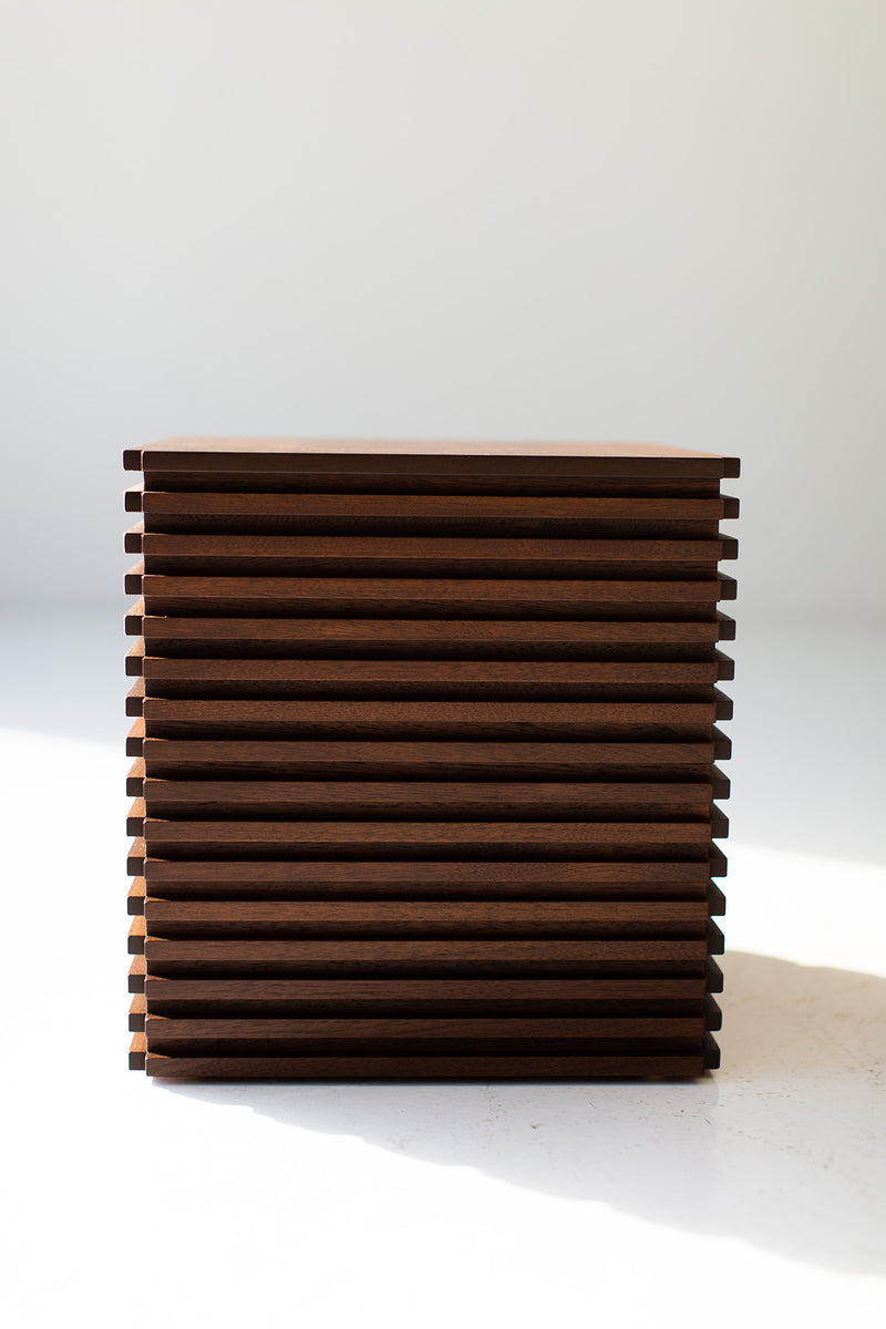 Cicely end table seen from above