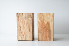 Character cracks running through the natural maple