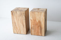 Close-up of the maple grain