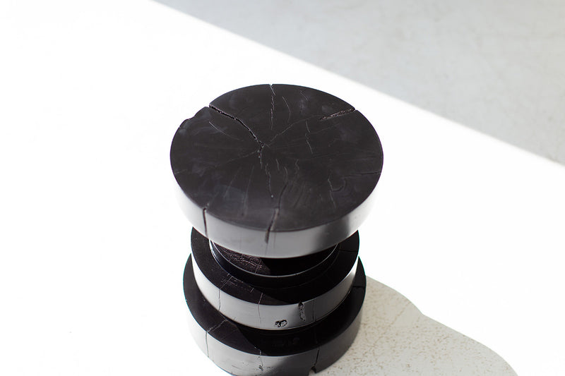 Close-up of the black commercial grade finish