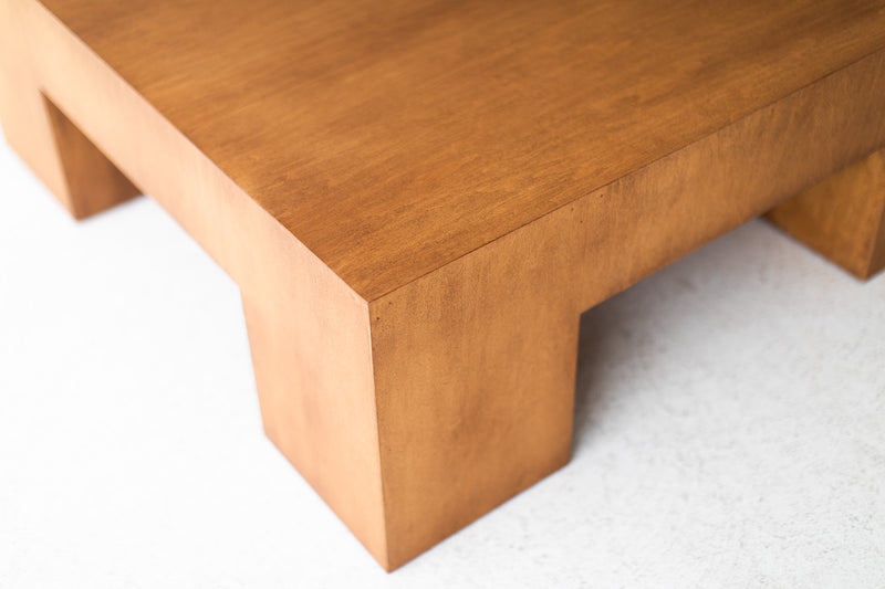Modern luxury Mondo coffee table by Bertu Home shown at an angle