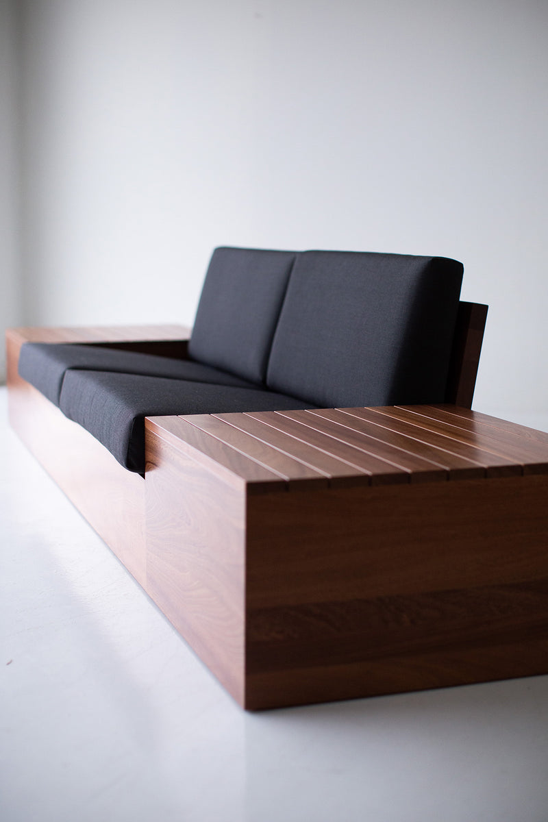 Bali end table beside a Bali lounge chair