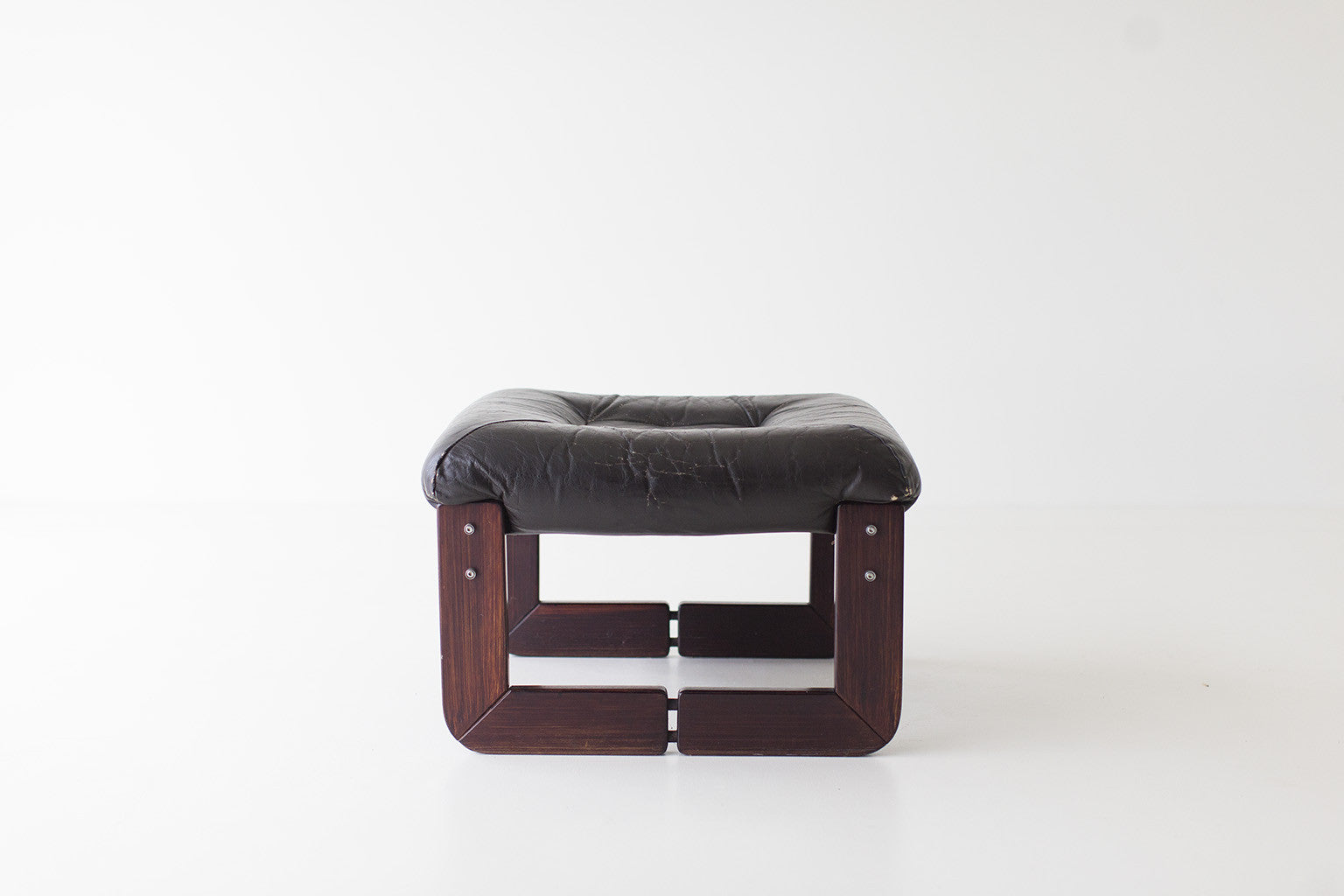 Percival Lafer Leather Ottoman - 01141618