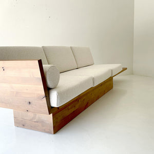 Suelo Modern Wood Sofa in Solid Walnut - 1522
