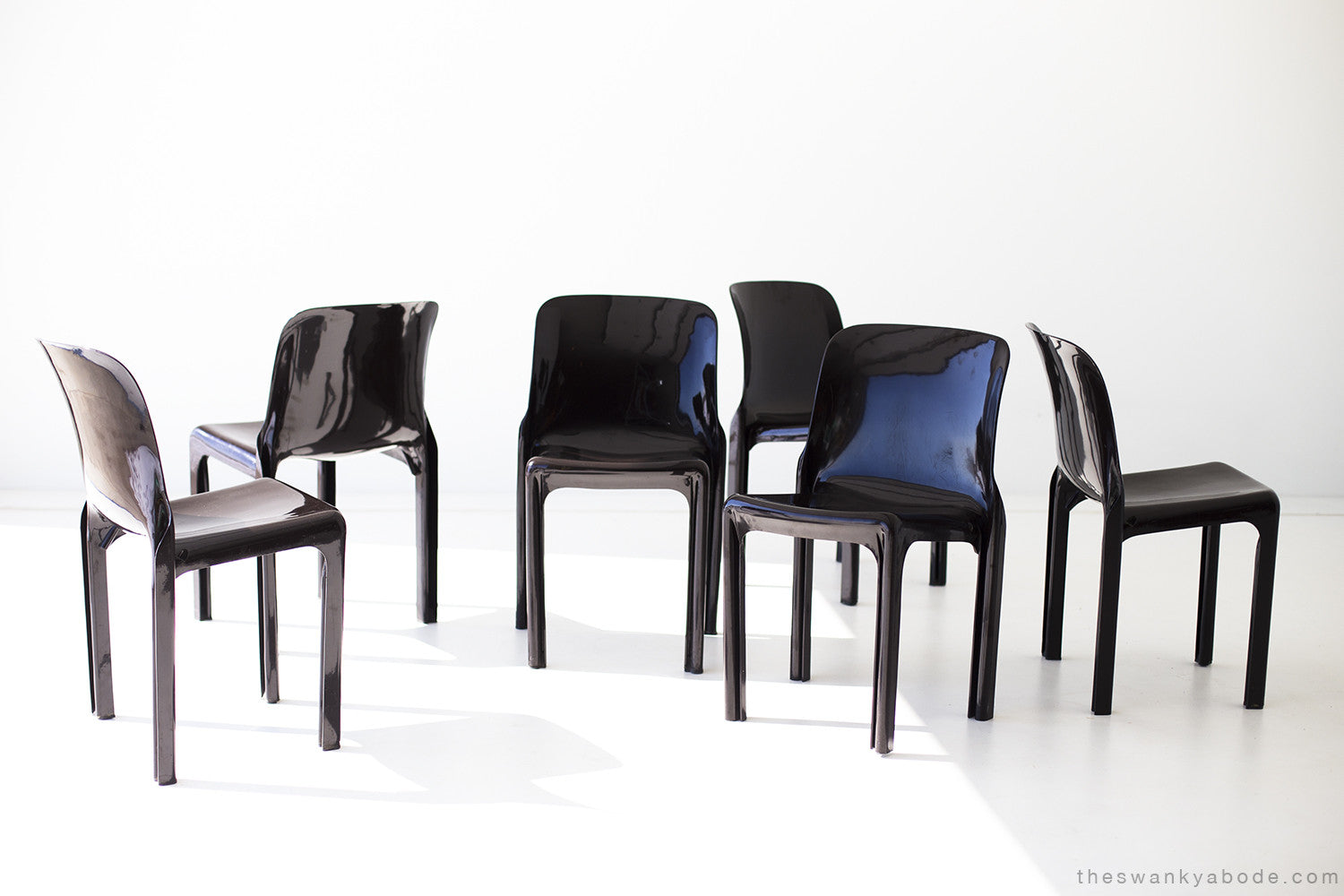 Vico Magistretti Stacking Chairs for Artemide - 01191621, 01