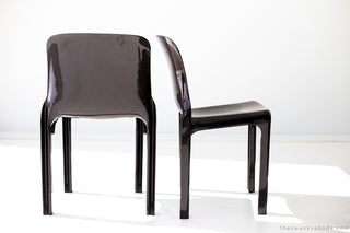 Vico Magistretti Stacking Chairs for Artemide - 01191621, 02