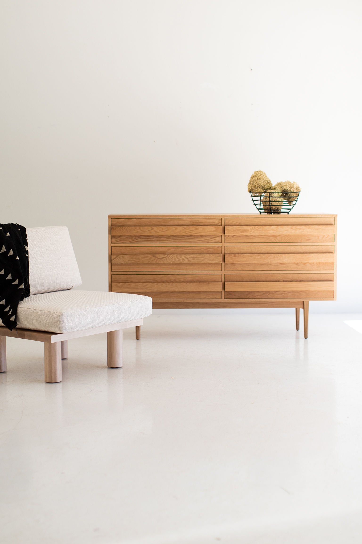 White Oak Modern Dresser - 0521