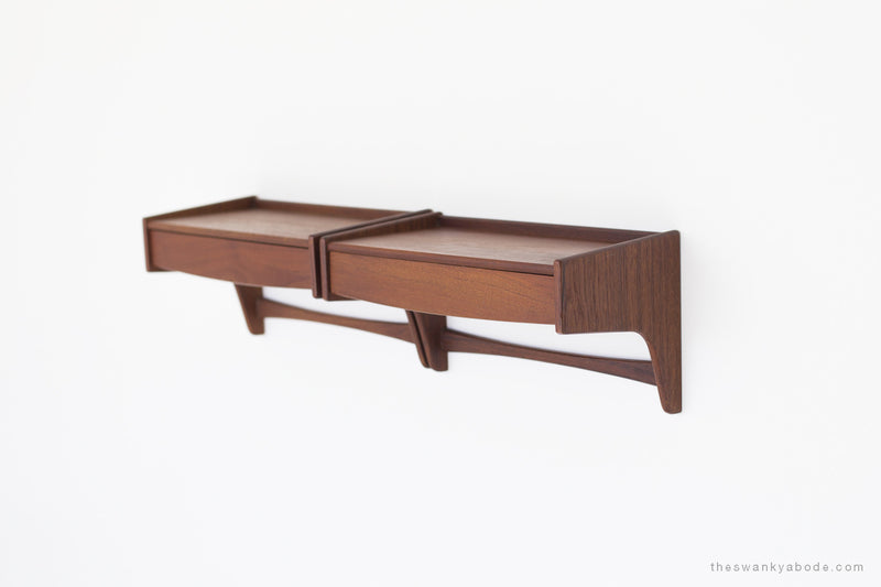 Arne Hovmand Olson Teak Floating Shelves - 01231601