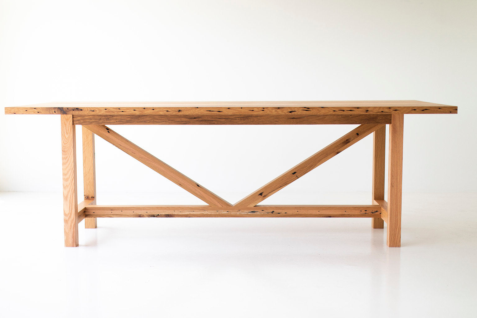 The Farmhouse Dining Table - 0618 - Reclaimed Oak