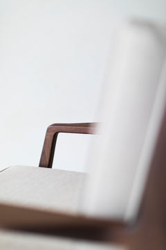 Back view of the Peabody Selig Collection lounge chair