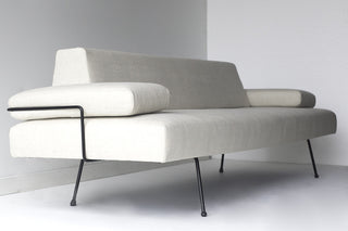 Modern luxury wrought iron sofa, the Iron Sofa, front view